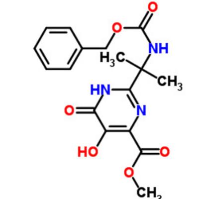 519032-08-7 4-PYRIMIDINECARBOXYLIC ACID, 1,6-DIHYDRO-5-HYDROXY-2-[1-METHYL-1-[[(PHENYLMETHOXY)CARBONYL]AMINO]ETHYL]-6-OXO-, METHYL ESTER